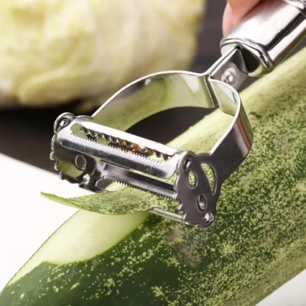Stainless Steel Julienne Peeler Vegetable Peeler Double Planing Grater Kitchen Accessories Cooking Tools - Image 2