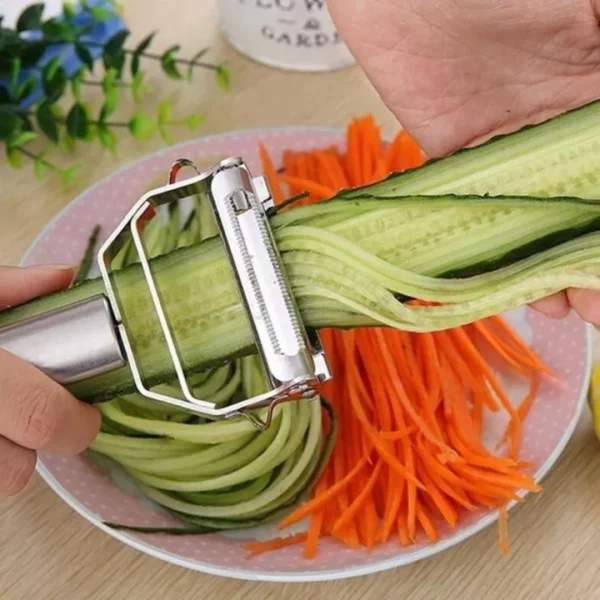 Stainless Steel Julienne Peeler Vegetable Peeler Double Planing Grater Kitchen Accessories Cooking Tools - Image 5