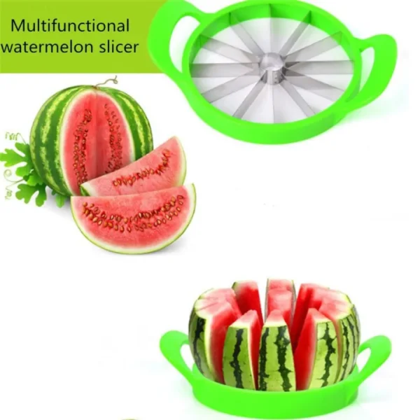 Watermelon Cutter Tool Convenient Multi-Function Fruit Slicer | Easy Kitchen Accessory for Cutting Watermelon, Melon, and Other Fruits | Quick & Safe Fruit Cutting Gadget - Image 3